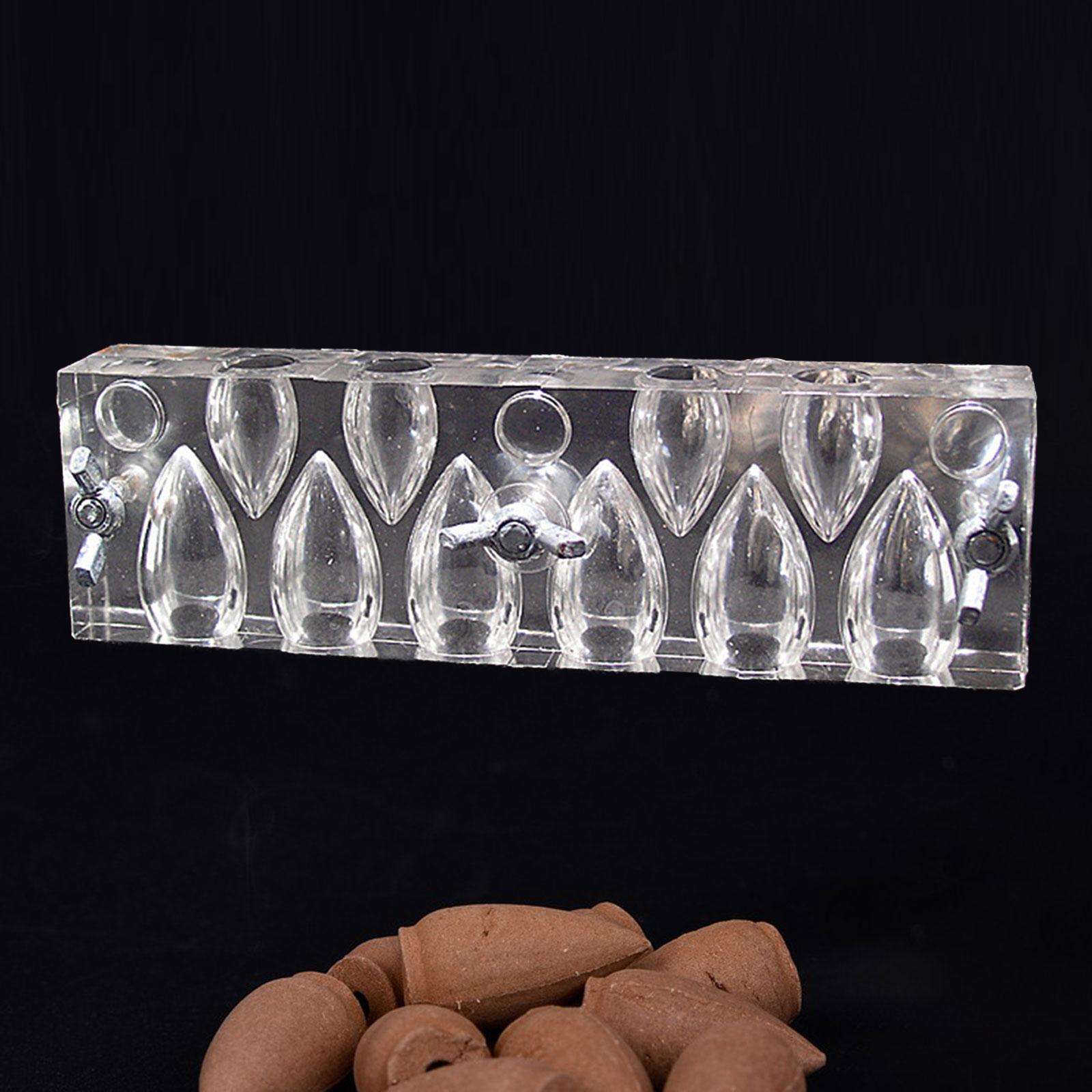 Incense Cone Holder - Räucherkegel-Formhersteller, 10 Löcher, Räuchertürme für Yoga,