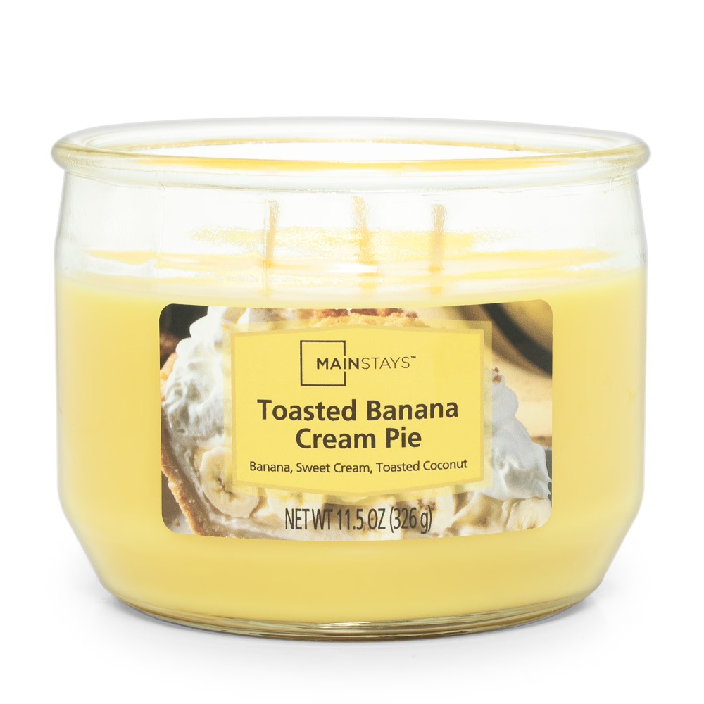 Fragrance In Home - Duftkerze mit Geruch nach gerösteter Bananencreme,