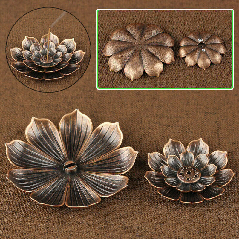 Incense Cone Holder - Räucherstäbchenhalter, runde Platte, Buddhismus, Räucherstäbchen, Aschefänger,
