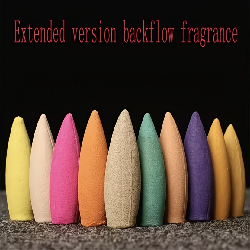 Home Fragrance Vanilla Cashmere - Große, hochwertige, natürliche Rückfluss-Räucherkegel, 3. 4