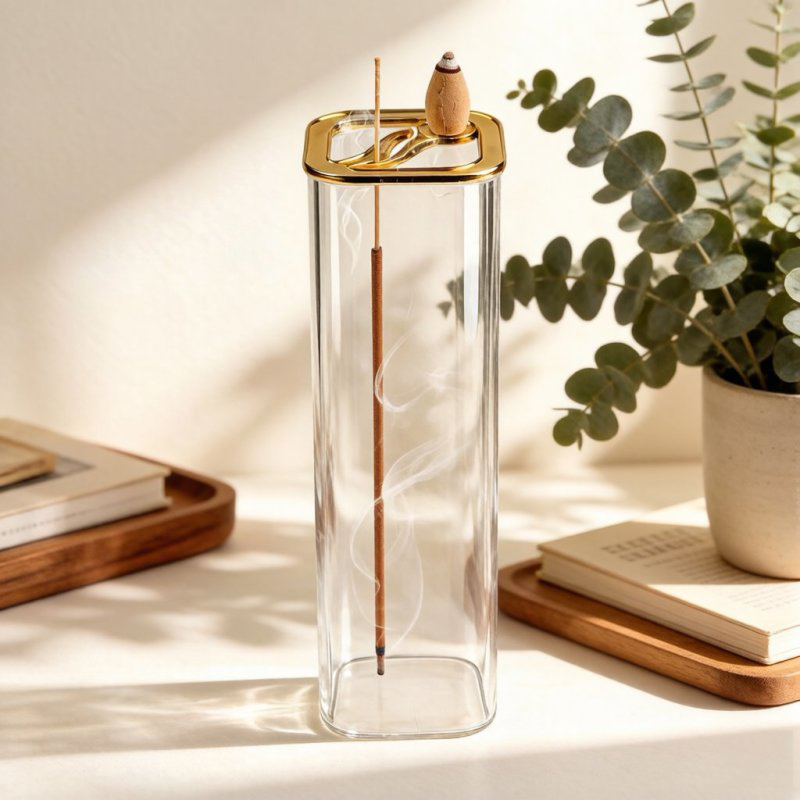 Metall-Glas Doppel-Räucherstäb – Incense Cone Holder Bewertung und Preis