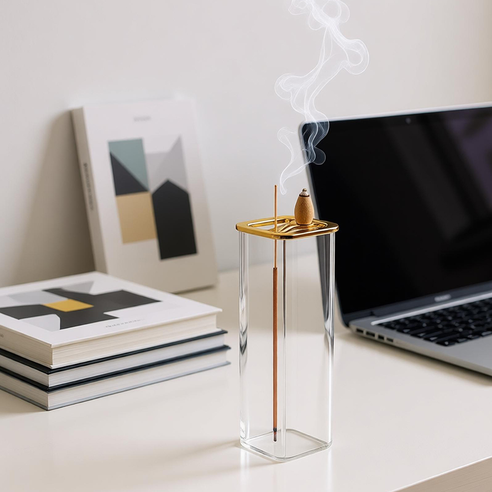 Metall-Glas Doppel-Räucherstäb – Incense Cone Holder Bewertung und Preis