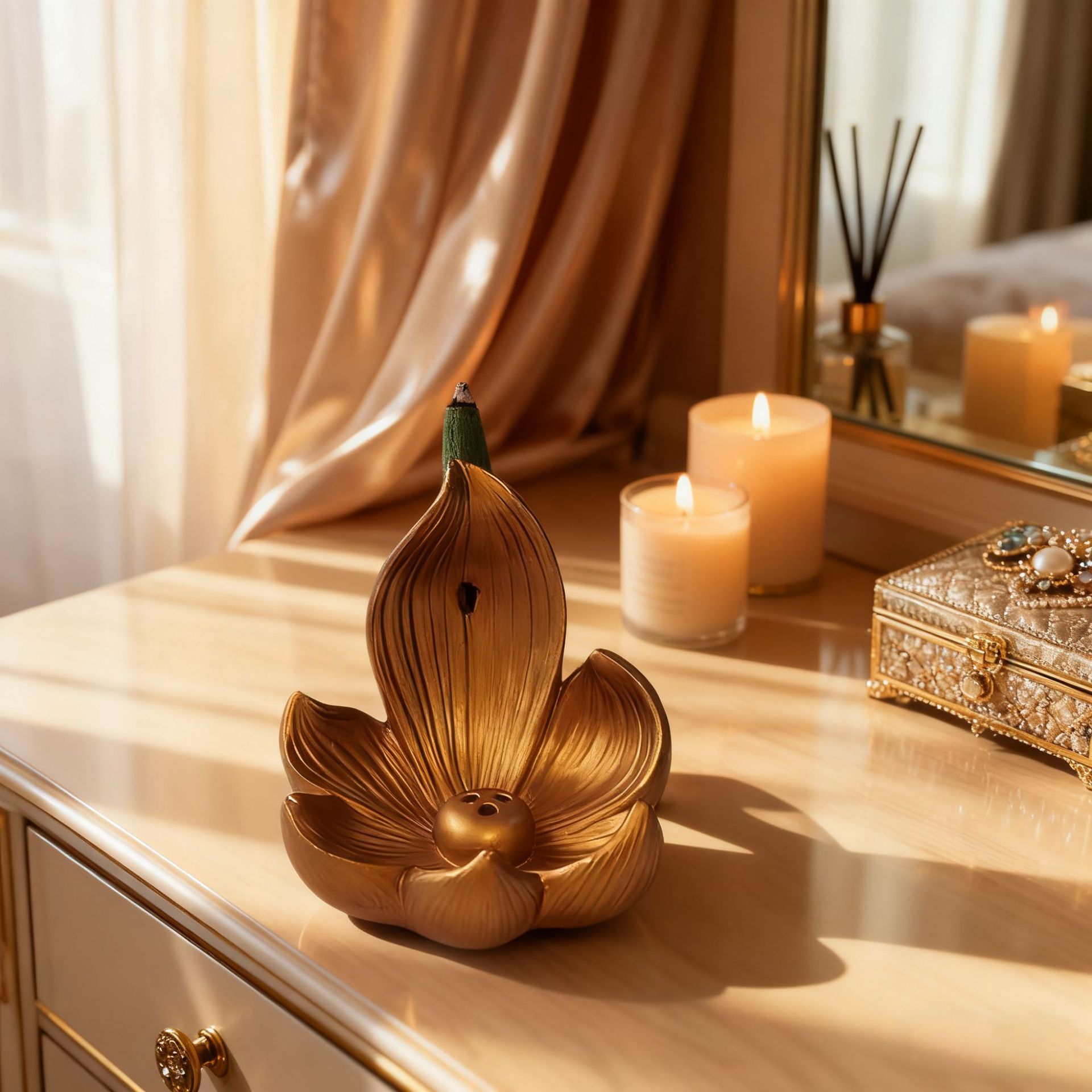 Harz-Lotus-Räucherstäbchenhalt – Incense Cone Holder Bewertung und Preis