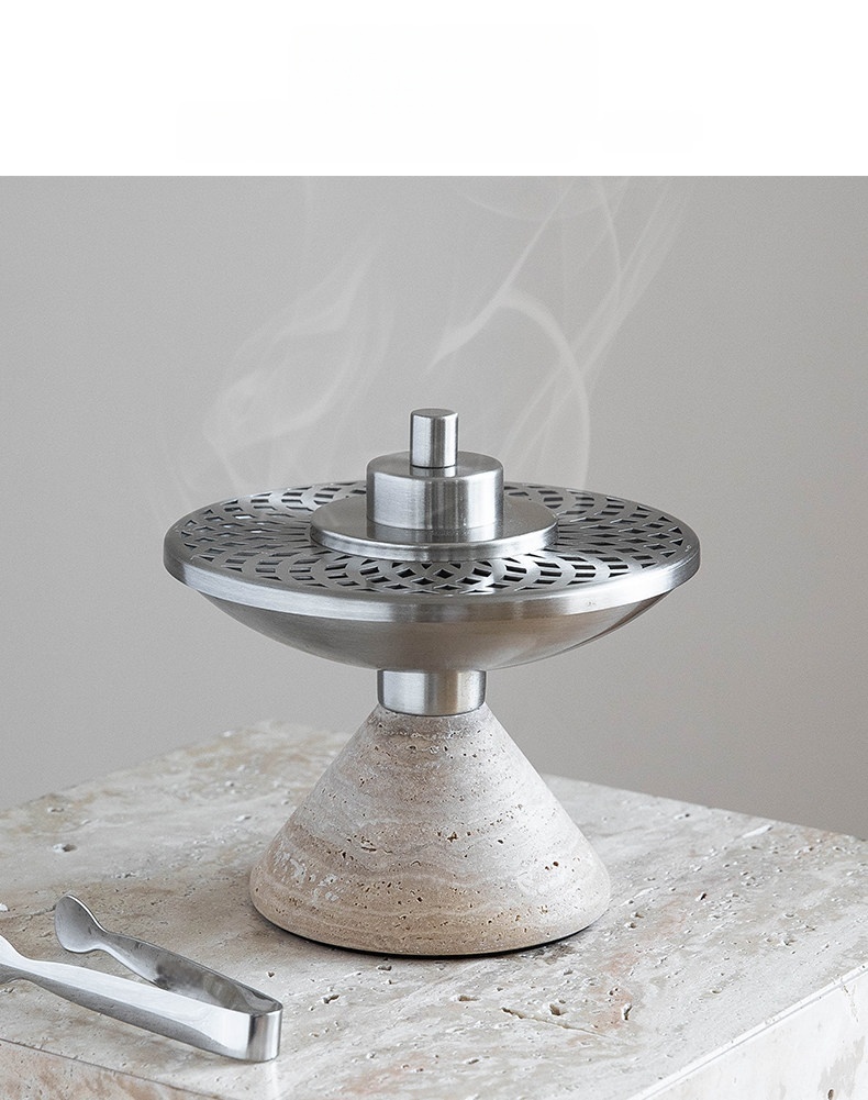Natürlicher Travertin-Räuchers – Home Fragrance Vanilla Cashmere Bewertung und Preis